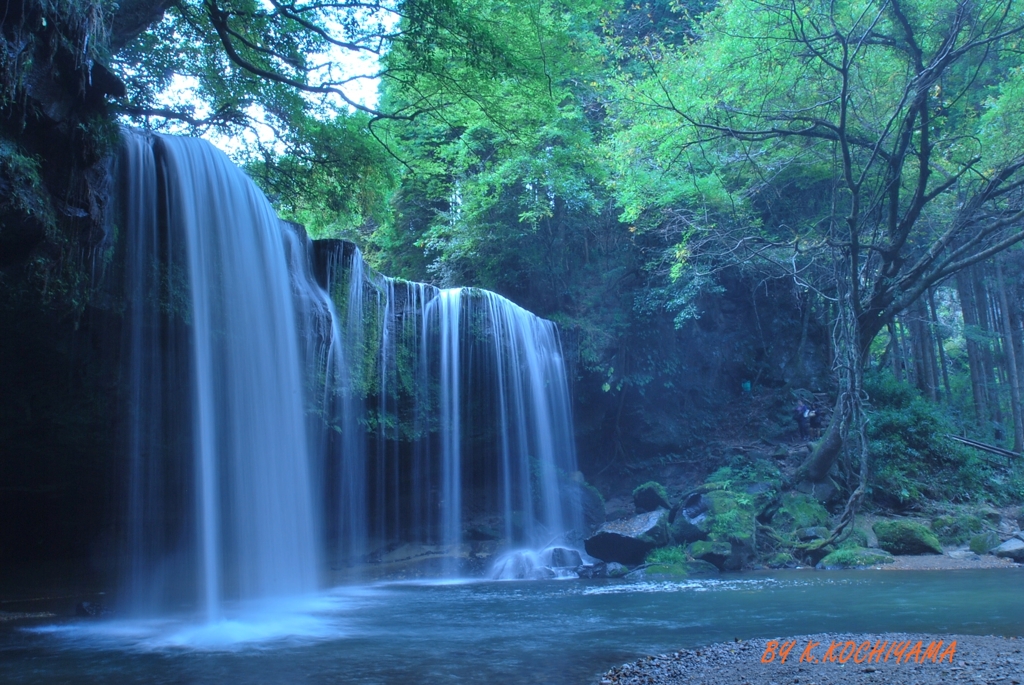 熊本県阿蘇市小国町　鍋ヶ滝
