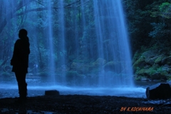 熊本県阿蘇市小国町　鍋ヶ滝