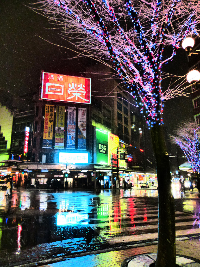 夜の金沢・片町