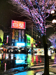 夜の金沢・片町