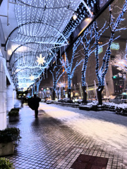 夜の金沢・香林坊