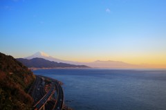 富士山と東名高速