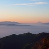 雲海から富士山
