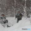 雪遊び