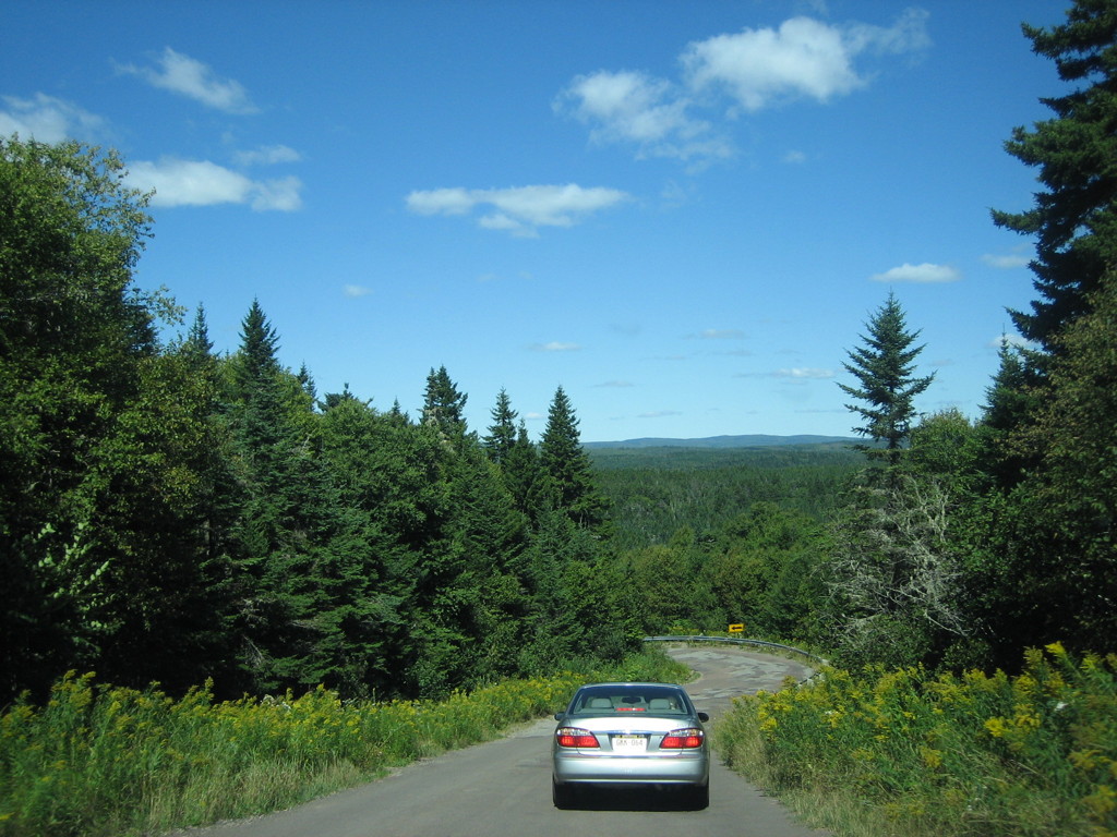 on the road New Brunswick Canada