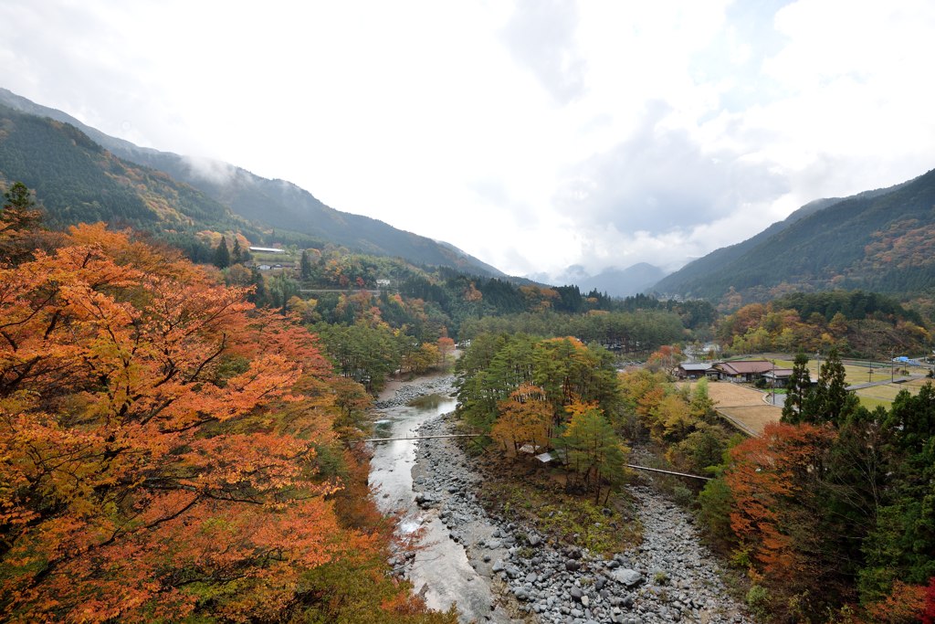 付知峡の紅葉１