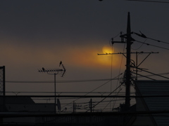 幻想的な朝日