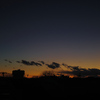 冬の夕暮れ