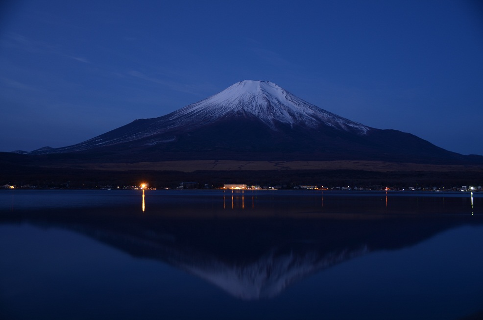 山中湖から