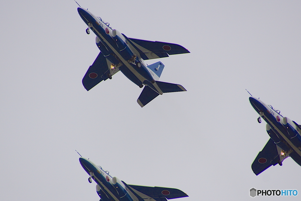 ブルーインパルス　小松基地航空祭