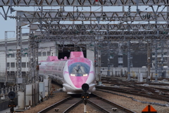 ハローキティ新幹線　新大阪駅