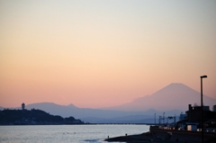 稲村ケ崎から望む富士山－その１－