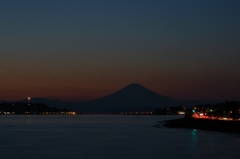 稲村ケ崎から望む富士山－その４－
