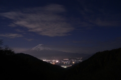 三つ峠から望む夜の富士山－その３－