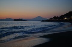 稲村ケ崎から望む富士山－その３－