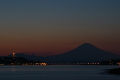 稲村ケ崎から望む富士山－その５－