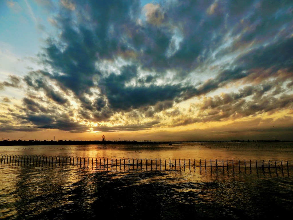 木更津の夕焼け