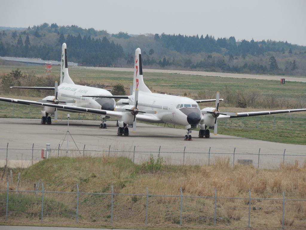 YS11  in NOTO airport