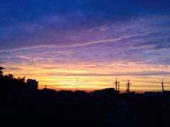 今日の夕焼け   
