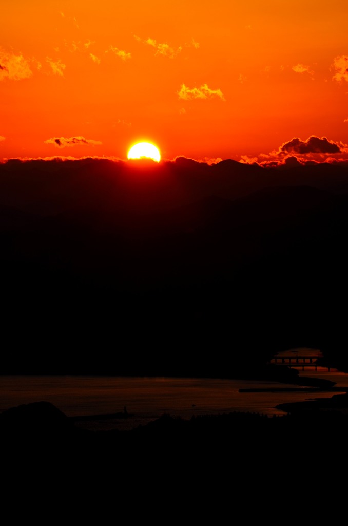 2012最後の夕日