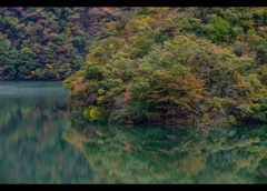 庄川の紅葉