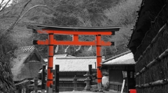 愛宕参詣道　鳥居本