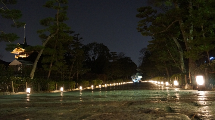 円山音楽堂横　石道