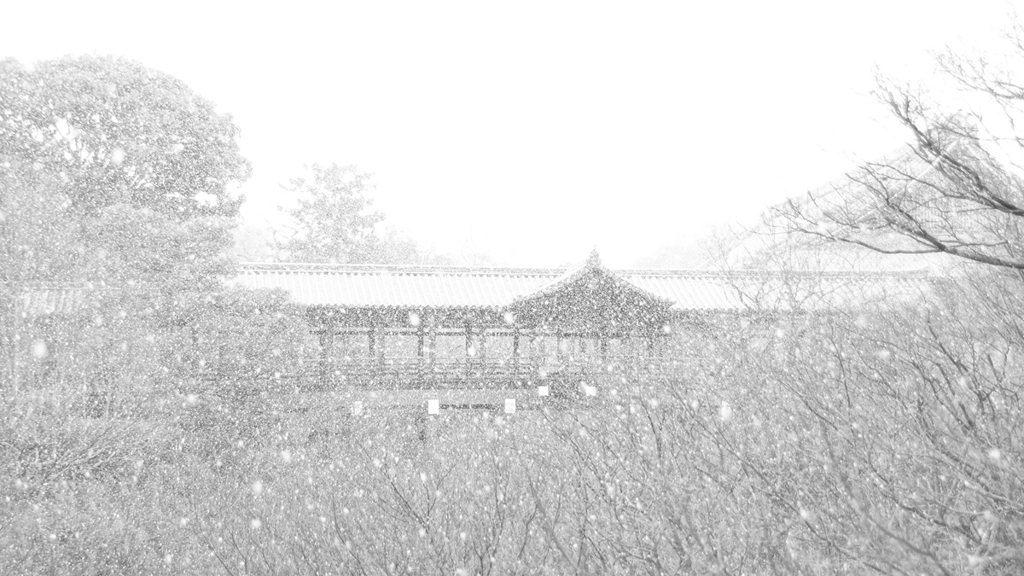 通天橋　雪景　２