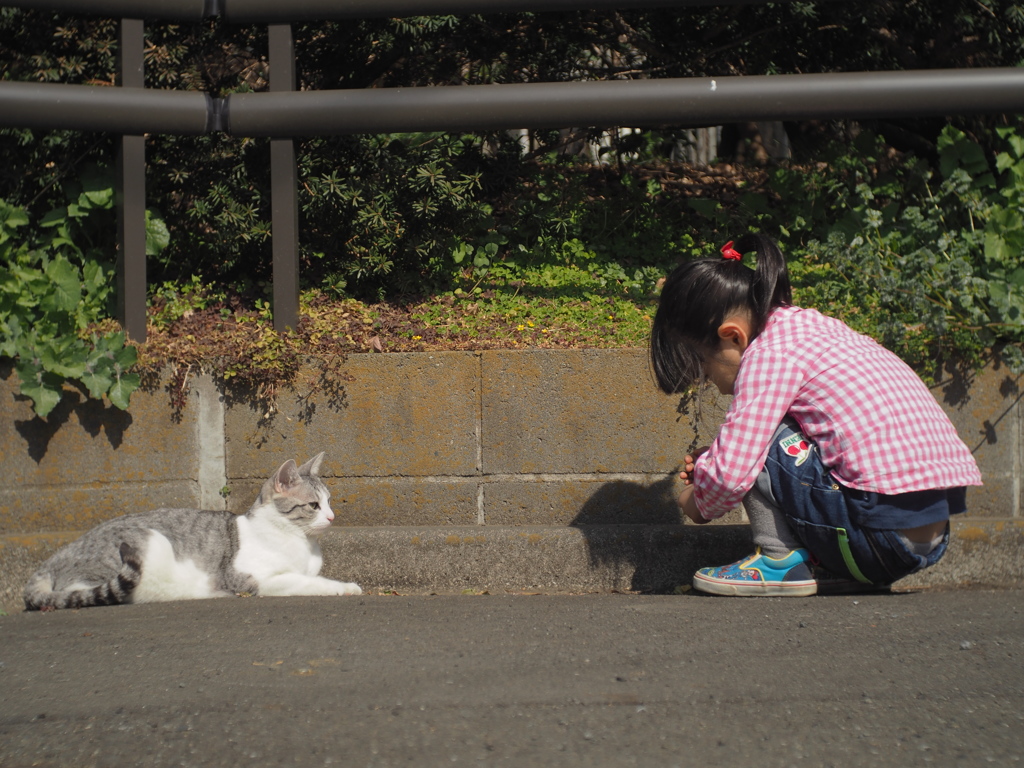 春の暖かさのなかで