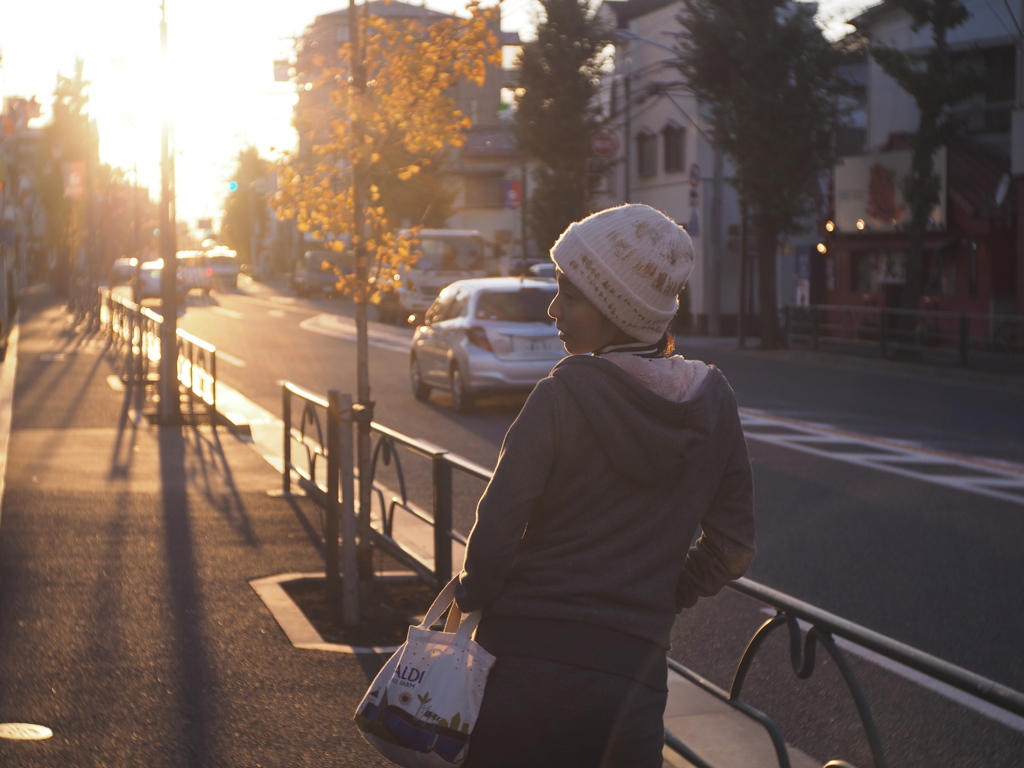 夕暮れ散歩