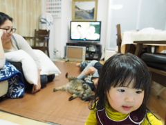 お～い、うしろ。