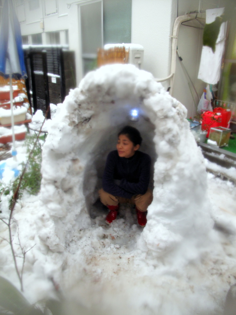 かまくら作ってみた