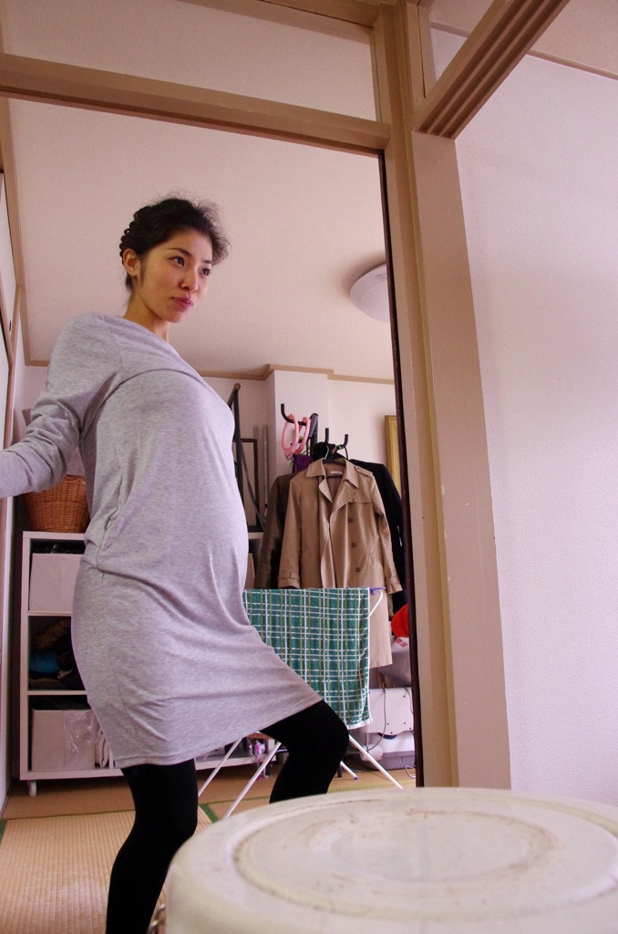 今日の妊婦
