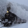 雪の真岡鉄道SL
