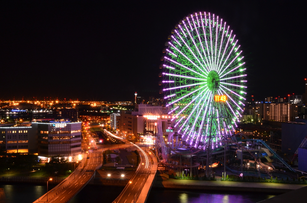 午前0時前の観覧車