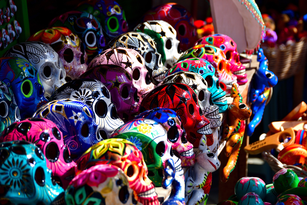 colourful heads