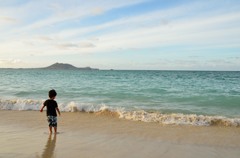 海をみつめて、何を想う