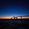 夕闇迫る東京湾