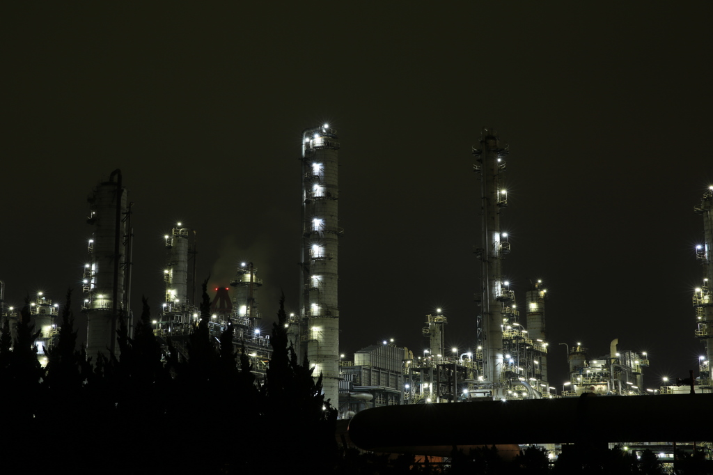 工場夜景