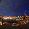 ディズニーシーの夜景