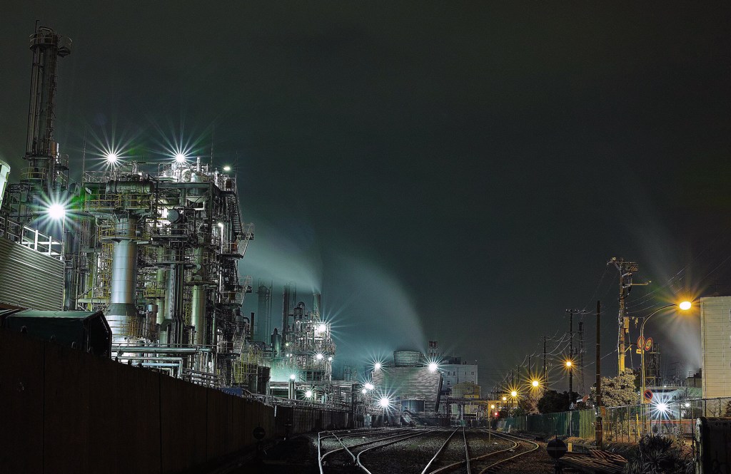工場夜景