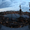 ディズニーシーの夕景
