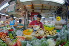 タイの野菜市場