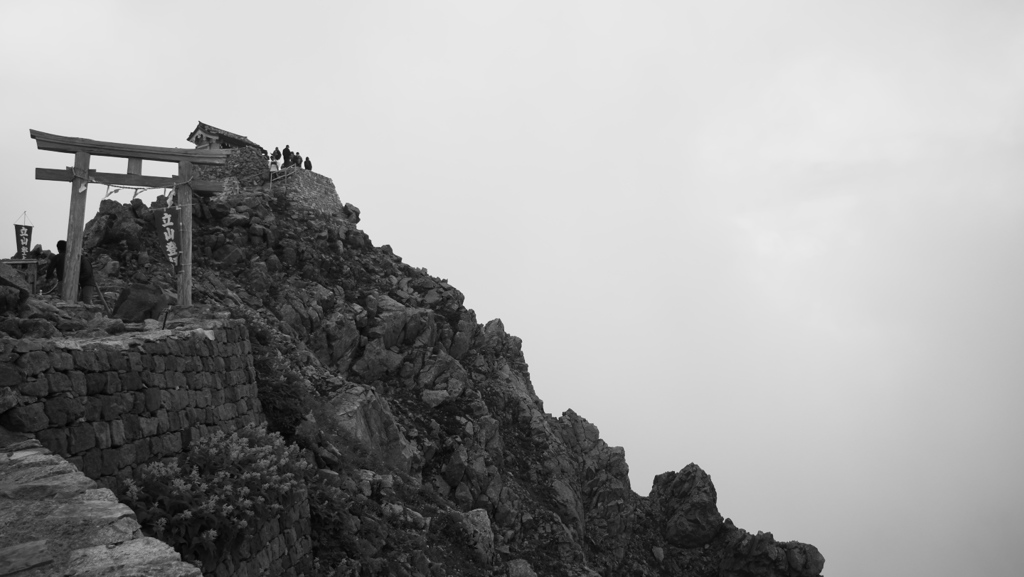立山登頂