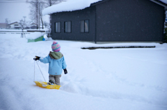 雪の日に