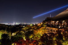 清水寺ライトアップ1