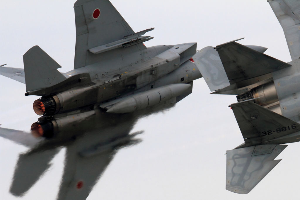 小松基地航空祭２０１３　機動飛行展示　F-15　その4