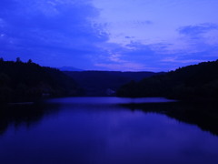 夕暮湖景