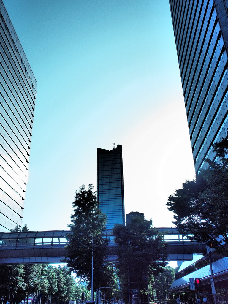 近未来的建造群