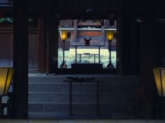 静寂なる場所　其の弐　～飛鳥坐神社　拝殿～